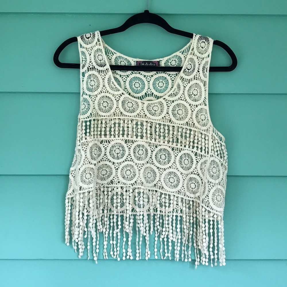 Crochet Festival Fringe Top